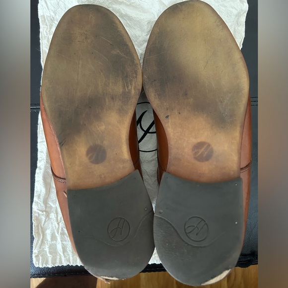 H by Hudson London Oxfords in Brown - Picture 3 of 7